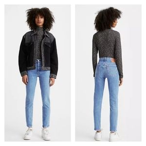 Levi's Premium 501 Stretch Skinny Women's Button fly Jeans NWT Size 30x30